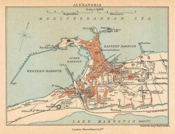 Edward Stanford, Alexandria, 1901