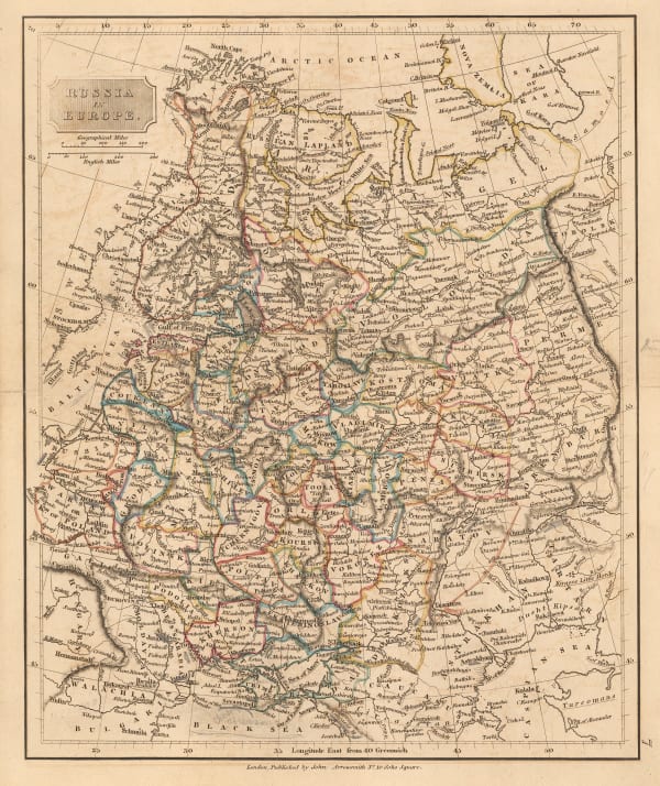 John Arrowsmith, Russia in Europe, 1842