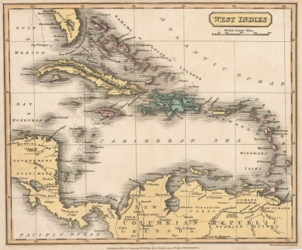 Richard Phillips, West Indies, 1820