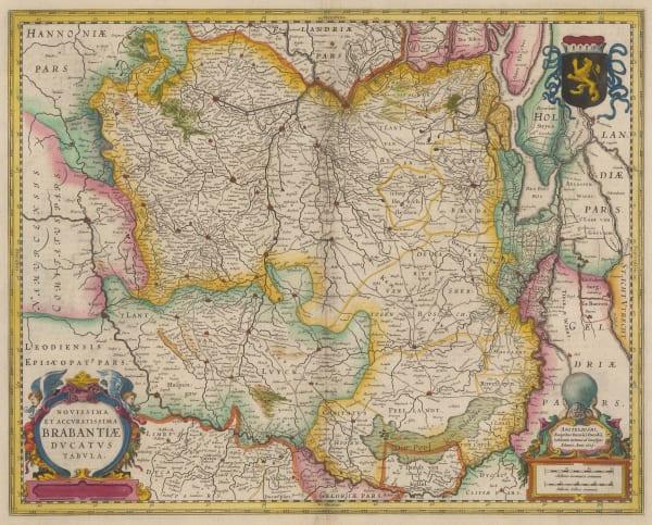 Jodocus & Henricus Hondius, Duchy of Brabant, 1636