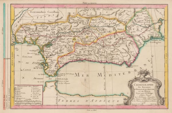 Étienne André Philippe de Prétot, Murcia, Granada and Andalusia, 1773