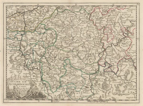 Georges-Louis Le Rouge, Luxembourg, 1743 c.