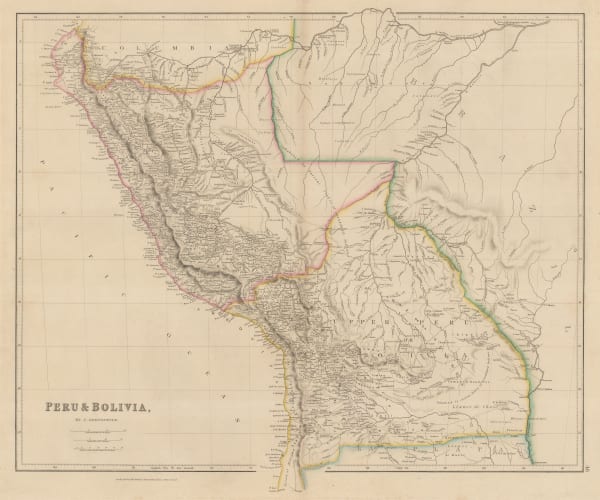 John Arrowsmith, Peru & Bolivia, 1834