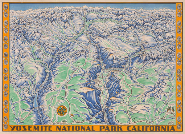 Della Hoss, Yosemite National Park, 1955