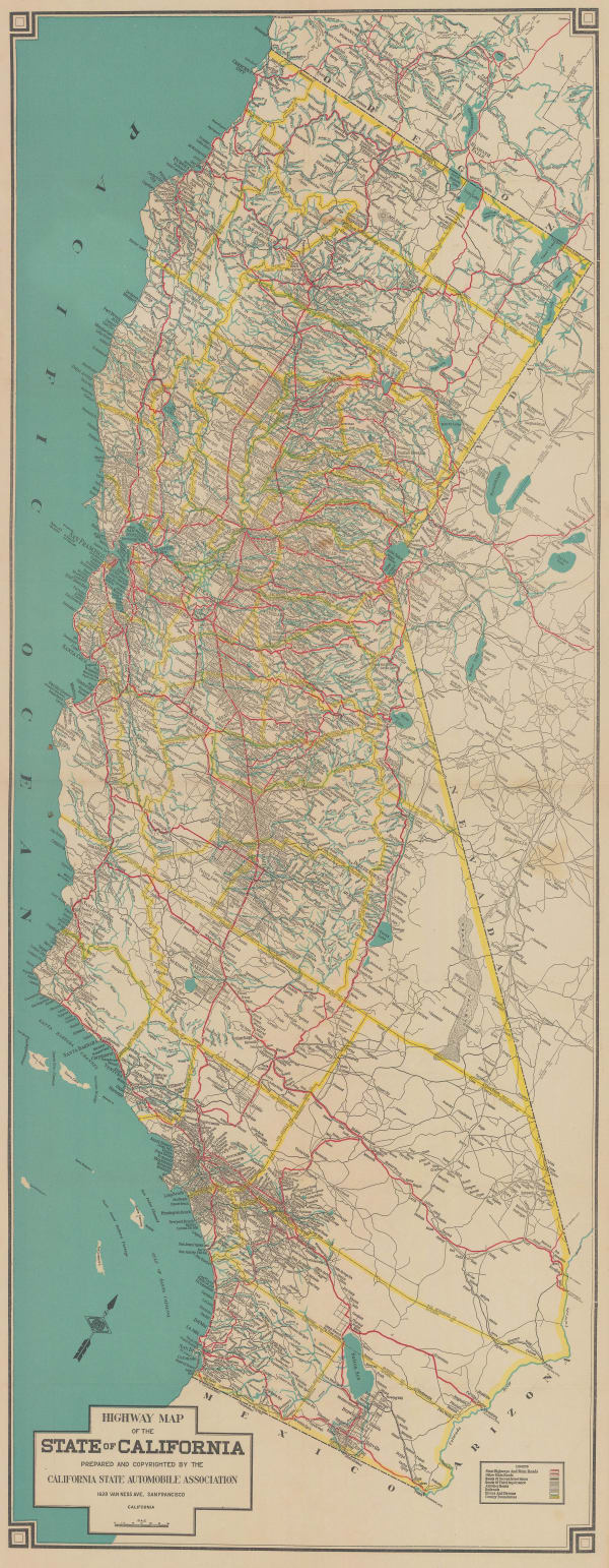 California State Automobile Association, California, 1935 c