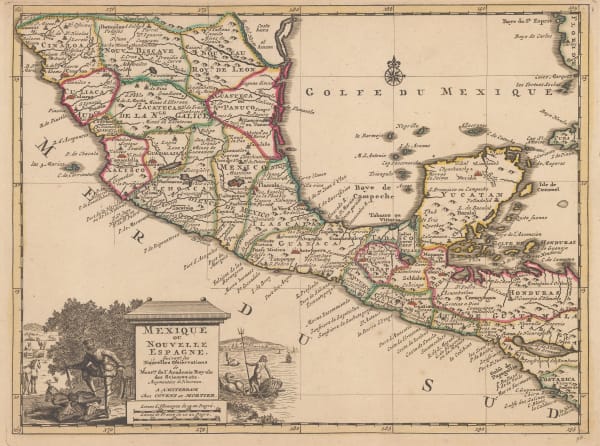 Covens (Jean) & Mortier (Cornelius), Mexico and Central America, 1730 c.