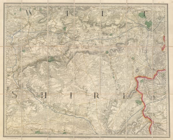 Ordnance Survey, Warminster, Devizes, Marlborough & Amesbury, 1872