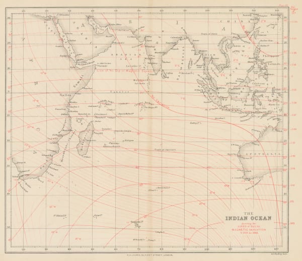 James Imray, The Indian Ocean, 1882