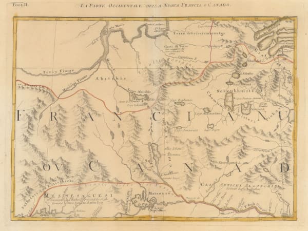Antonio Zatta, James Bay, Moose River and Fort Moose, 1779