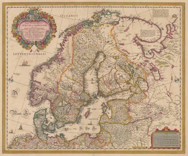 C. & N. Visscher, Scandinavia, 1660 c.