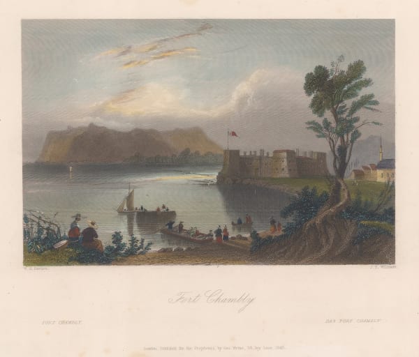 William Bartlett, Quebec - Fort Chambley, 1840 c.