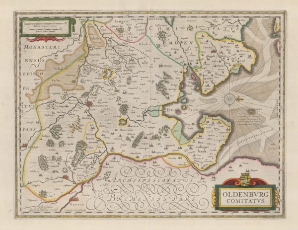 Willem & Jan Blaeu, Oldenburg, 1650