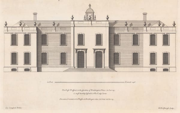 Colen Campbell, Architecture - Carew Manor, Beddington Park (Sutton), 1720