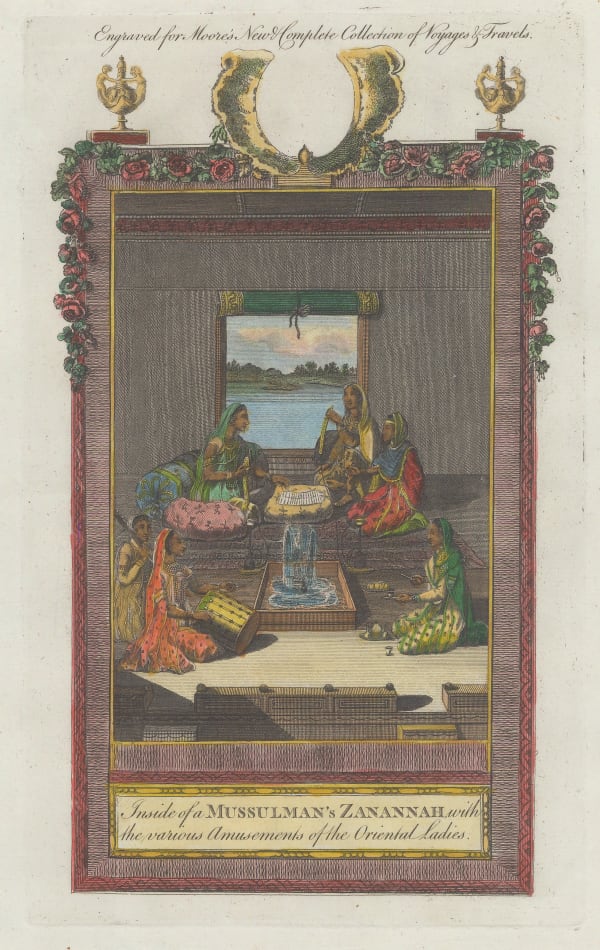John Moore, India - Mughal's Zenana, 1788