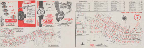 Service Ad. Company, Hong Kong - Wanchai and Central Districts, 1958