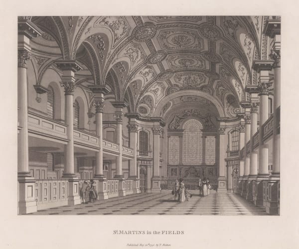 Thomas Malton, London - St. Martin-in-the-Fields, 1800