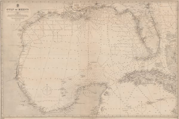British Admiralty, Gulf of Mexico, 1891