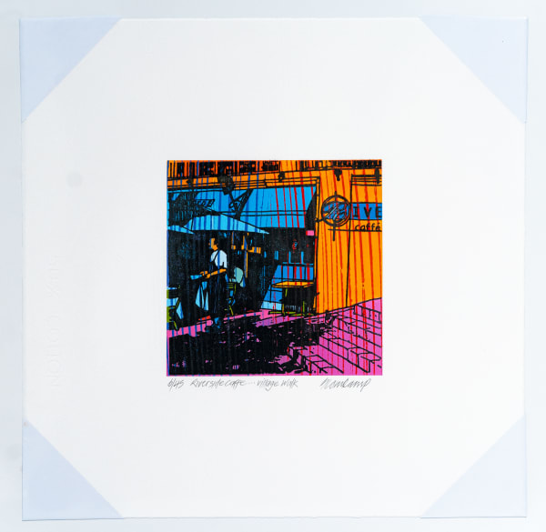 Paul Blomkamp, The Riverside Caffe - Village Walk, 2022