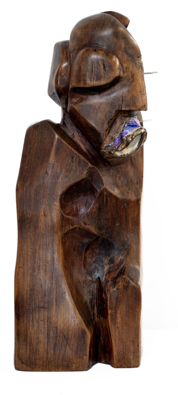 Anthony Makou, Muzzled Poet Thinking of The Future , 2005