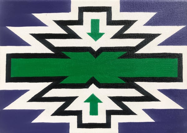 Dr. Esther Mahlangu, Ndebele Abstract, 2019