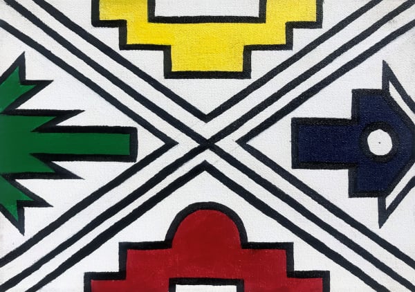 Dr. Esther Mahlangu, Ndebele Abstract, 2019