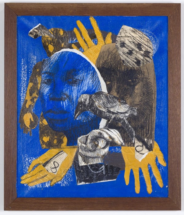 Ronald Muchatuta, Blue face, 2020