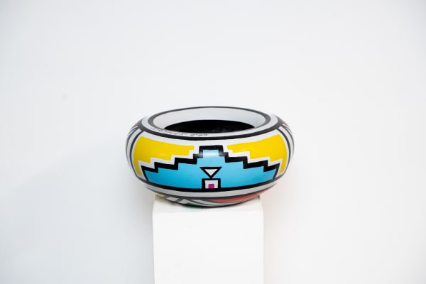 Esther Mahlangu, Vessel , 2025