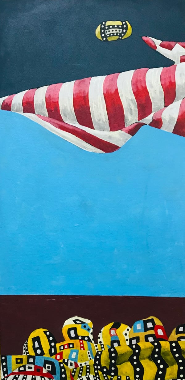 Thami Jali, Blue Landscape, 2024