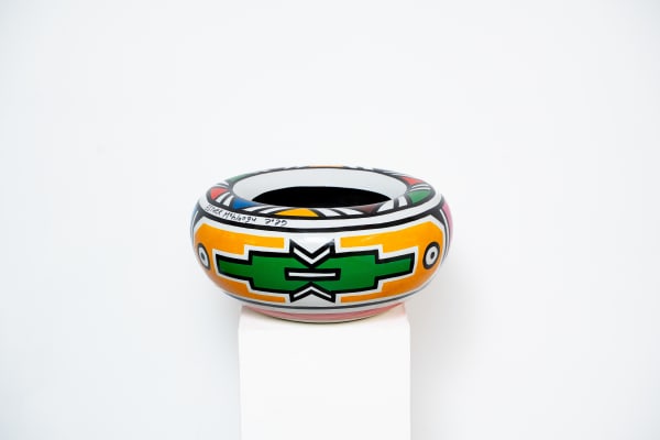 Esther Mahlangu, Vessel , 2025