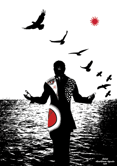 Phaka zinyoni zezulu, nindize nisize laba abasebumnyameni abasebunzimeni, Phaka dlozi, nibakhanyisele indlela yabo Phakamani zingilosi zikamoya, nibaphe izinhliziyo zobekezela, bayele udlala abantu basezweni, Phakamani mathonga wabo kudede ubunyama kuvele ukukhanya.