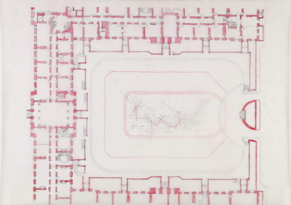 Adejoke Tugbiyele, Love Warrior & her Shine, Floorplan, Sketch 1