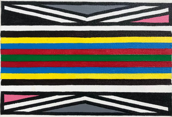 Dr. Esther Mahlangu, Ndebele Abstract , 2019