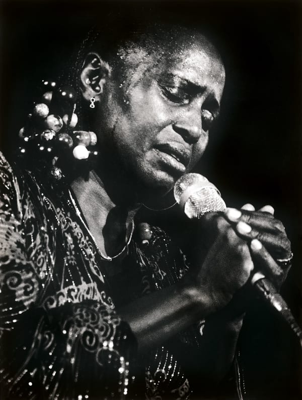 Alf Khumalo, Miriam Makeba Performing in Lesotho , 1981