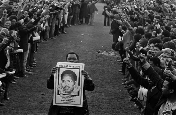 Ralph Ndawo, Steve Biko funeral, King William's Town, Eastern Cape. South Africa 1977, 1977
