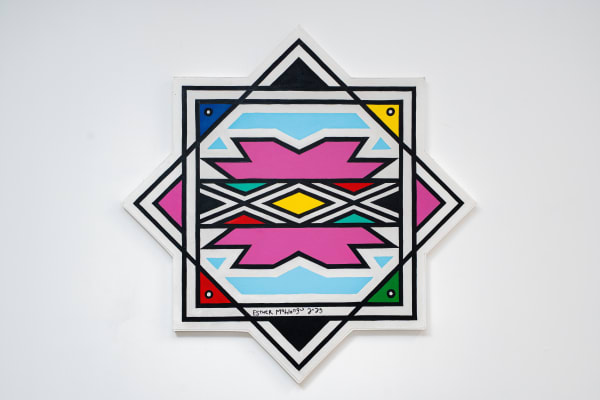 Esther Mahlangu, Ndebele Abstract, 2025