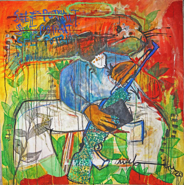 Denis Mubiru, Self Portrait , 2020