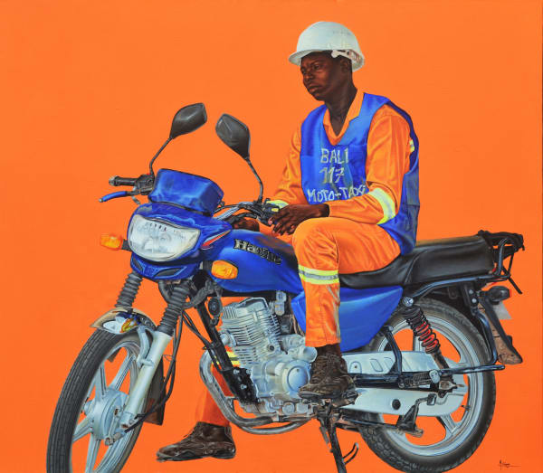 Marcel Tchopwe, Ingenieur on moto-taxi Bali , 2021