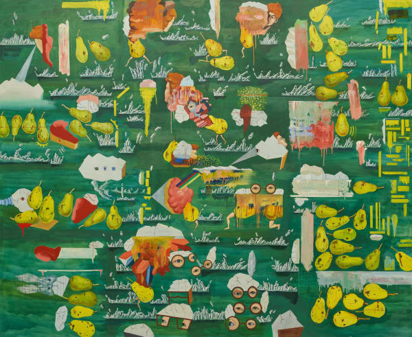 Suejin Chung, A Pear Spitting Out a Face, 2020-2024