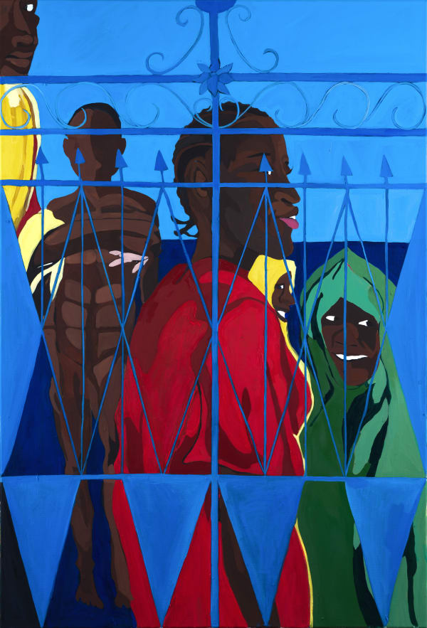 Deniz Pasha, Blue Gate ( It looks good from the outside), 2021