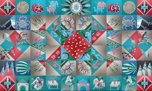 Aziza Shadenova, Quilt/Korpe, 2021