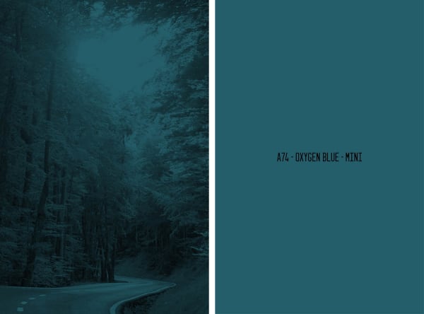 Mathieu Asselin, Undefined Landscape Mercedes CLS 2014 & A74 - Oxygen Blue - Mini, 2023