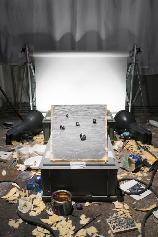 CORTIS & SONDEREGGER, MAKING OF 'Mao swimming in the yangtze' (BY Qian Sije, 1966), 2016, #1/6