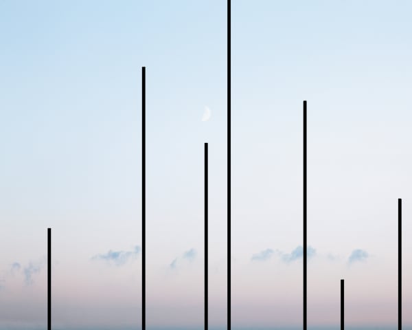 Philippe Braquenier, Fading moon and two wondering stars, 2018