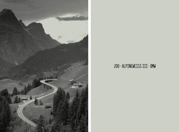 Mathieu Asselin, Undefined Landscape Mercedes CLS 2014 & 200 - Alpineweiss III - BMW, 2023