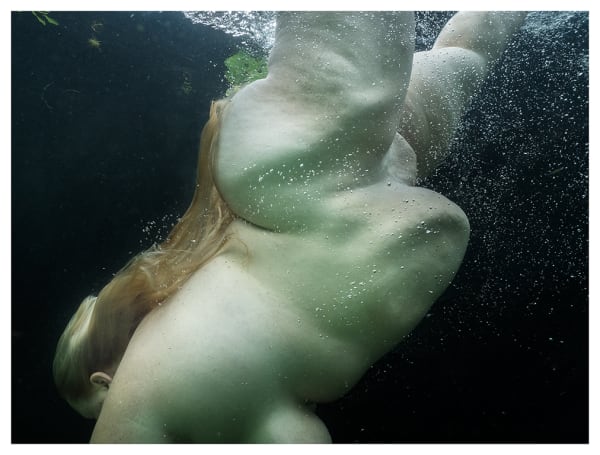 Mariken Wessels, Nude, Water and Green Leaves IV, 2018