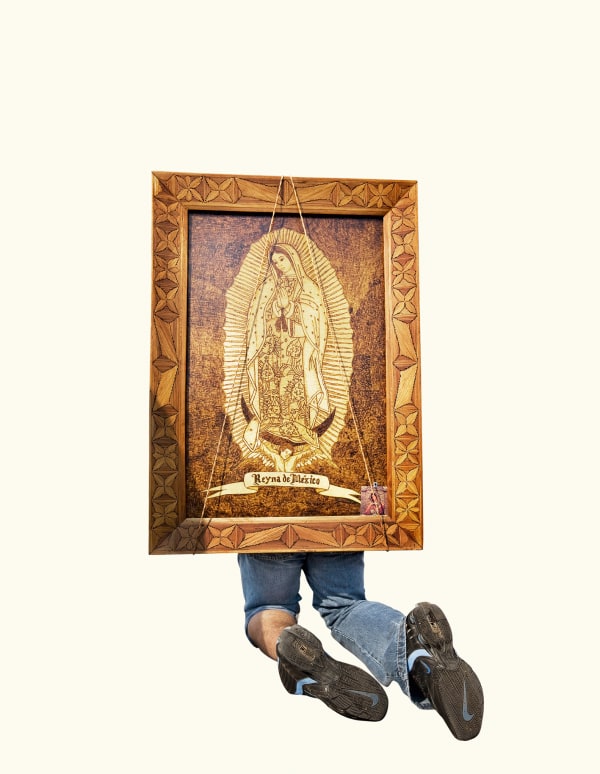 Alinka Echeverría, The Road to Tepeyac #6 (Kneeling woodwork), 2010