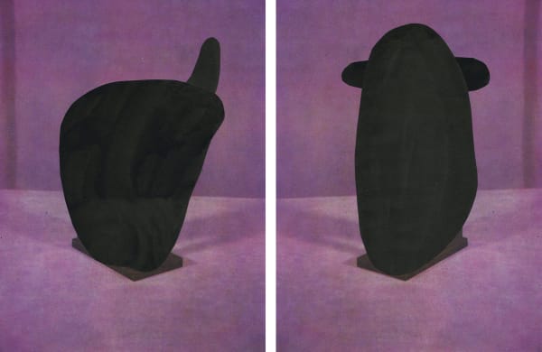 Ruth van Beek, Untitled (two figures in a purple room), 2017