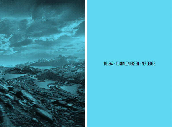 Mathieu Asselin, Undefined Landscape Mercedes G 2015 & DB 269 - Turmalin Green - Mercedes, 2023