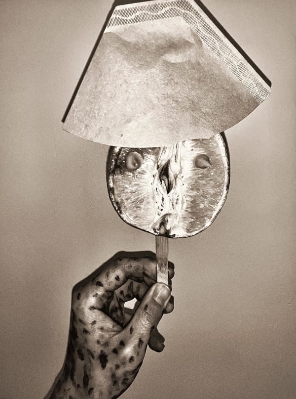 Katie Burnett, Coffee Filter Hat, 2020