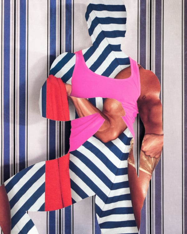 Michael Young, Stripes, a Tank, and a Towel, June, 2021